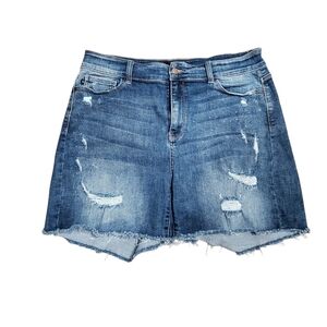 Judy Blue Denim Cut Off Shorts